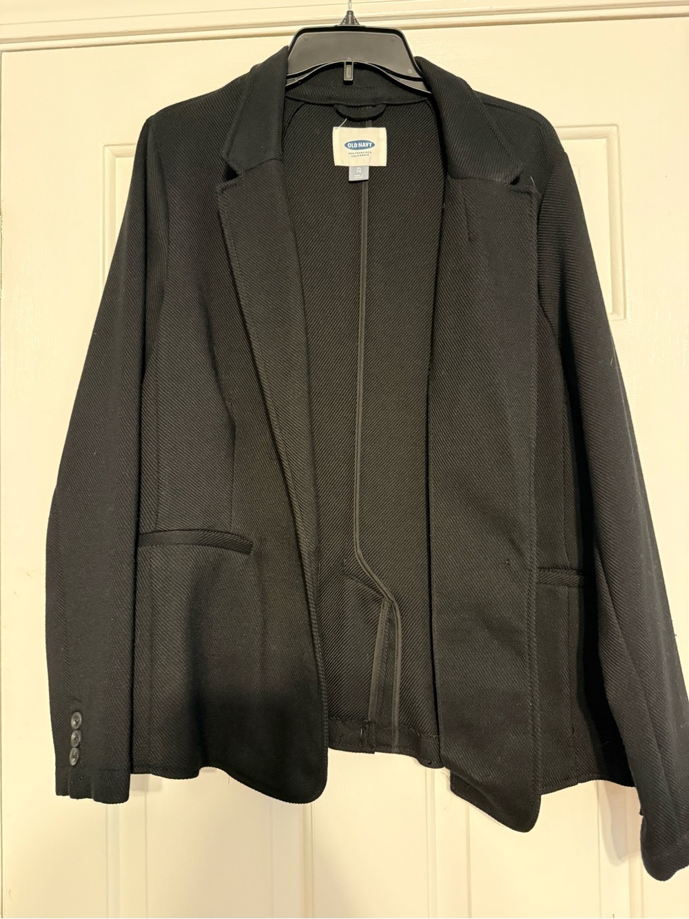 Old Navy Women's Black Open-Front Blazer Jacket